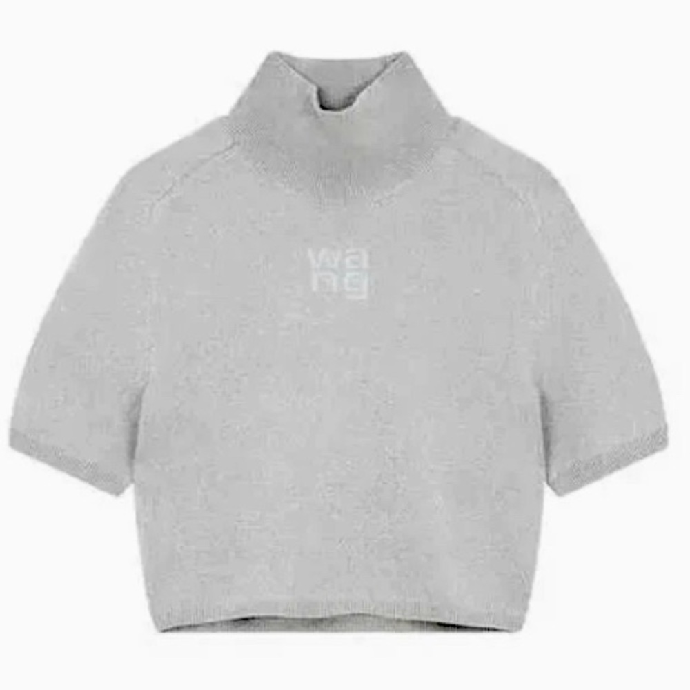 Alexander Wang Mocneck crop top